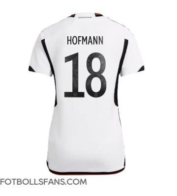 Tyskland Jonas Hofmann #18 Replika Hemmatröja Damer VM 2022 Kortärmad